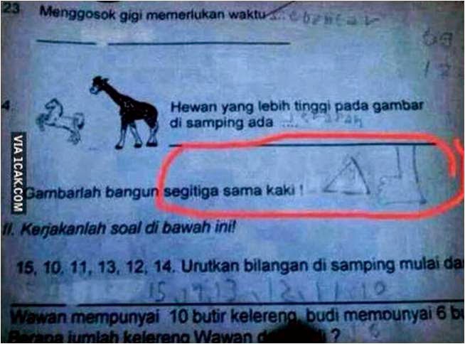 22 Jawaban ujian lucu anak SD yang bikin ketawa ngakak