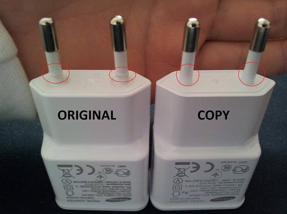 Ternyata mudah membedakan antara charger asli dan tiruan