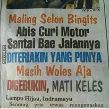 Judul berita ini bikin pembaca geleng-geleng kepala