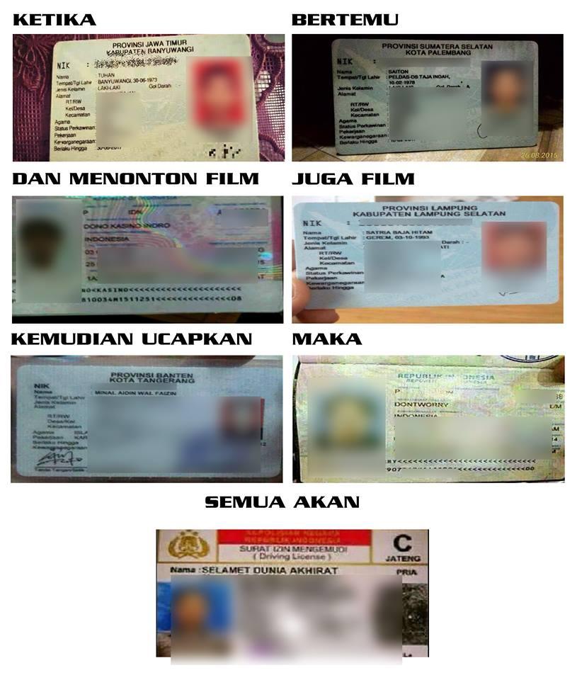 Meme-meme nama unik yang bikin senyum sendiri