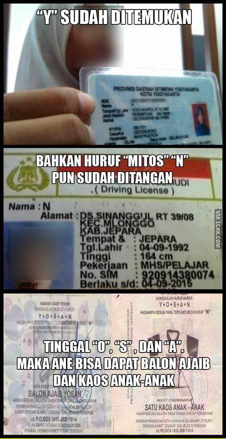 Meme-meme nama unik yang bikin senyum sendiri