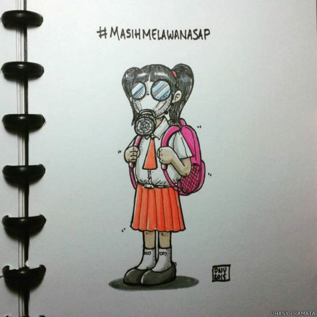 Cara komikus sindir pemerintah tangani kabut asap Cara komikus sindir pemerintah tangani kabut asap