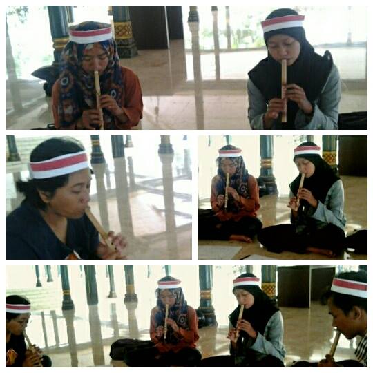 Jangan cuma joget, cobalah juga belajar main suling ke komunitas ini