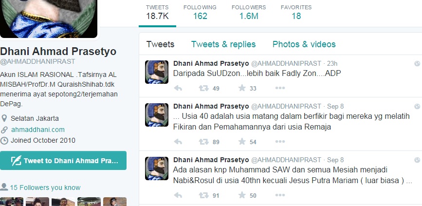 'Ceramah' Ahmad Dhani di Twitter bikin heboh, ngomong apa dia?