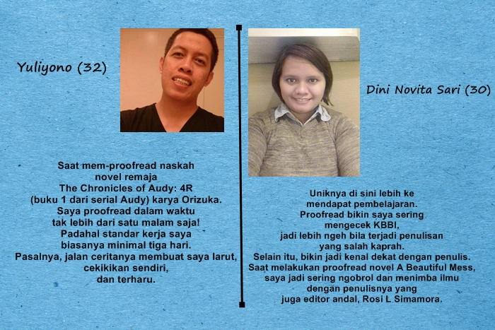 Asyiknya jadi proofreader, menyalurkan hobi sampai kenal baik penulis