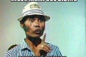 10 Meme 'krik-krik' komedian legendaris Diding Boneng