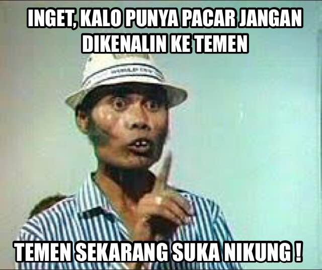 10 Meme 'krik-krik' komedian legendaris Diding Boneng