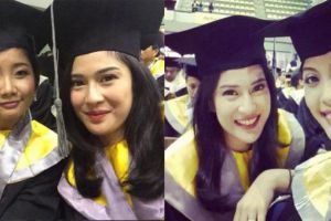 Artis cantik ini lulus dengan predikat cumlaude, luar biasa!