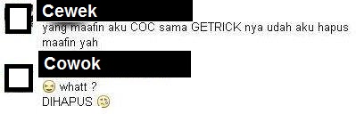 HP dipinjam pacar, game COC dan Getrich melayang