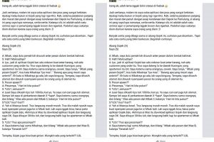 Kisah GO-JEK yang mengantar pesan 'putus', duh sakitnya tuh di sini!