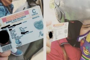 Gunakan SIM (surat izin pacaran), cewek ini terjaring razia 