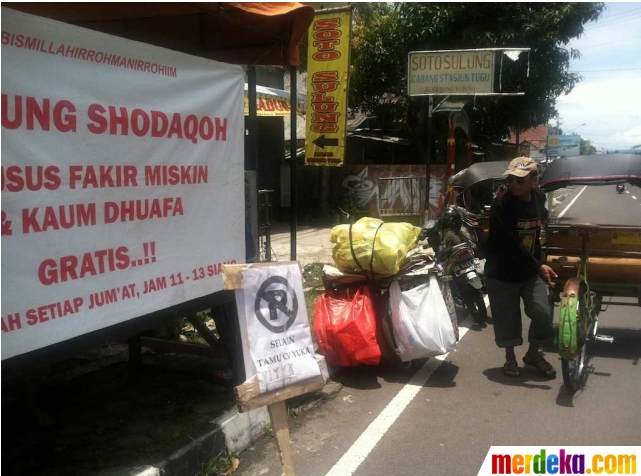 5 Warung ini buka usaha sambil bersedekah