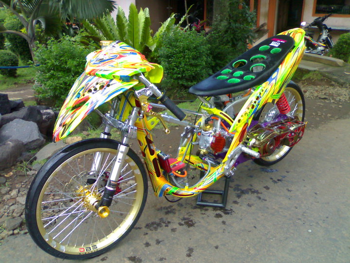 Aneka modifikasi sepeda motor yang populer di Indonesia