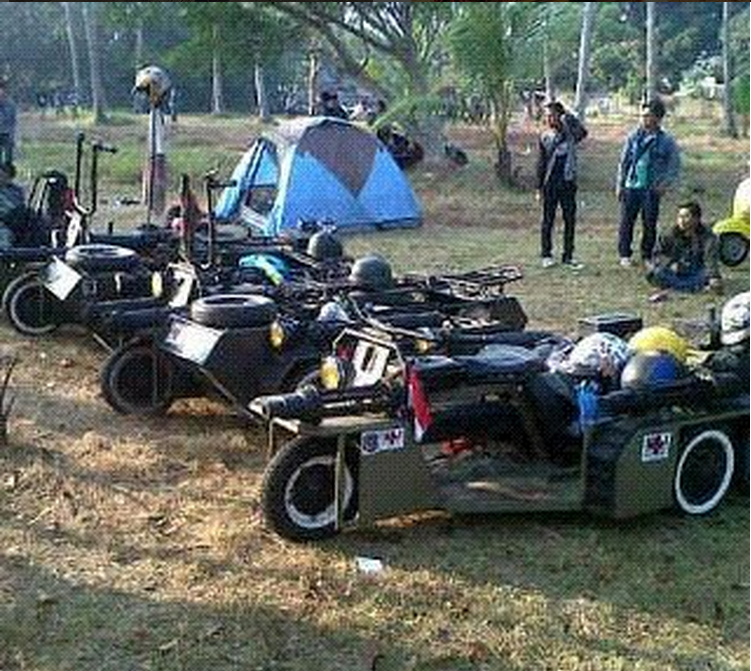 Cuma orang Indonesia yang bisa 'sulap' Vespa jadi begini