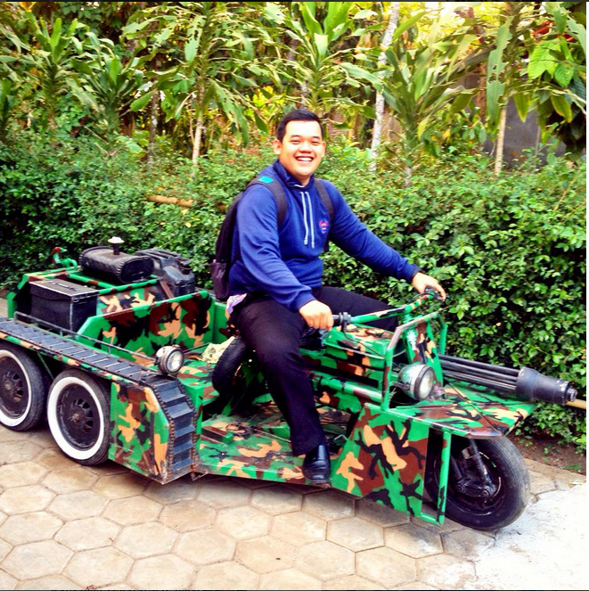 Cuma orang Indonesia yang bisa 'sulap' Vespa jadi begini