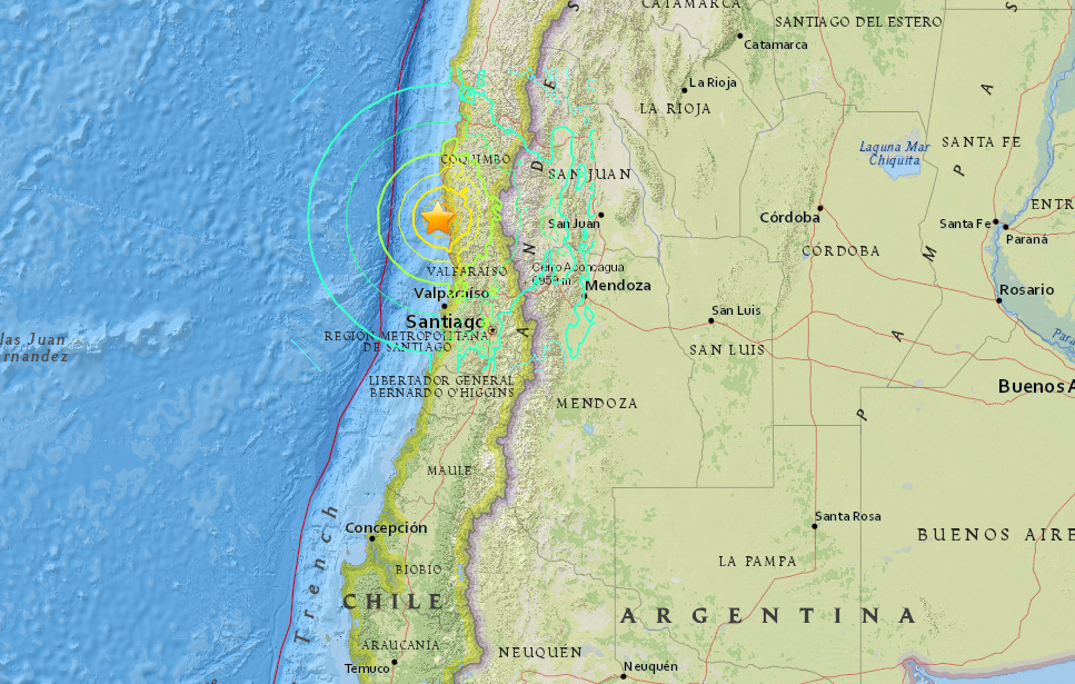 Chile diguncang gempa besar, #prayforchile jadi trending Twitter