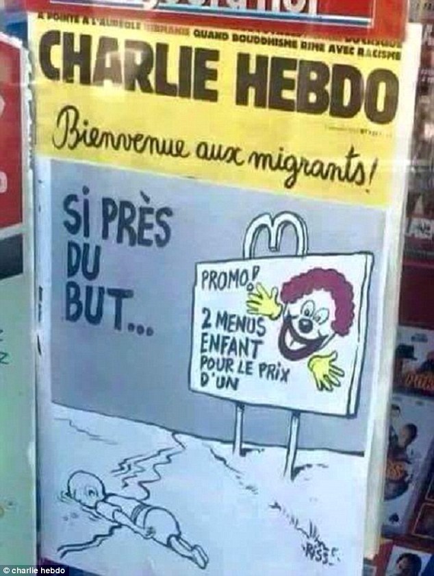 Setelah kartun Nabi Muhammad, kini Charlie Hebdo hina bocah Suriah