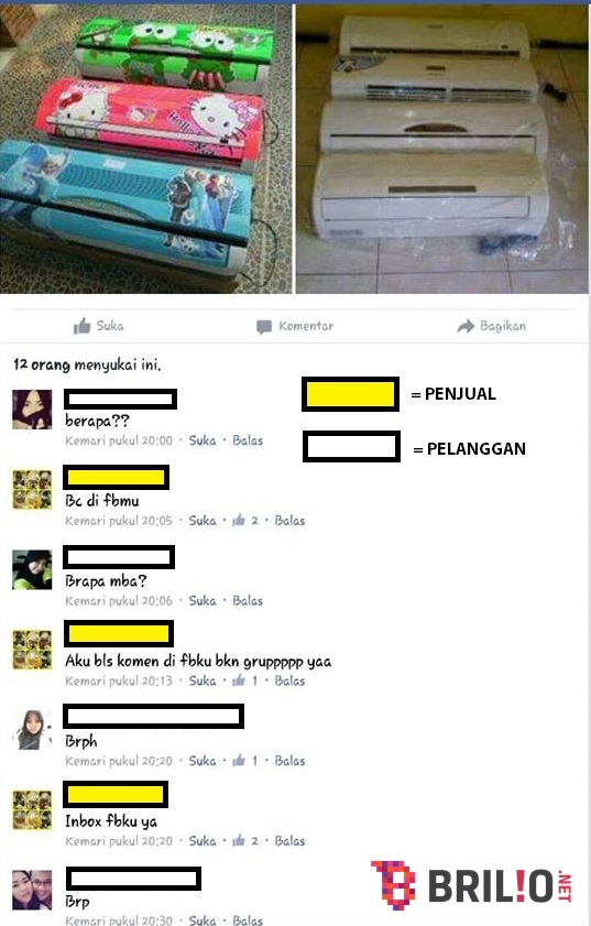 Sist penjual online ini kocak, ditanya harga malah marahi pelanggan Sist penjual online ini kocak, ditanya harga malah marahi pelanggan