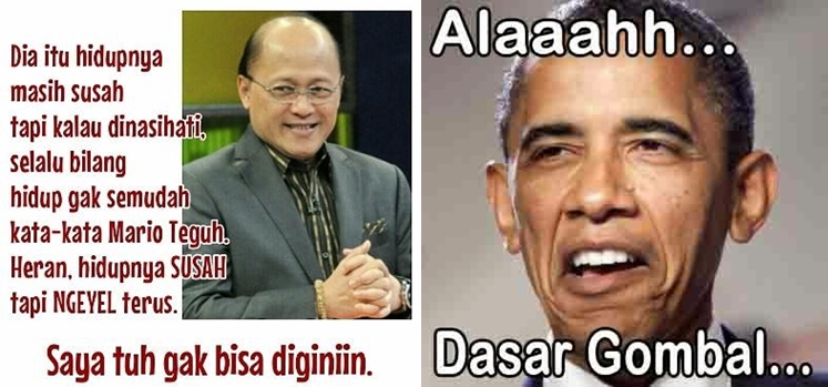 Meme kata-kata Mario Teguh, bukannya termotivasi malah tertawa geli