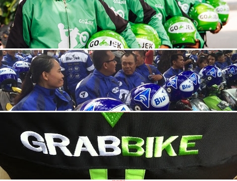 Setelah Go-Jek dan Grab-Bike, kini ada Blu-Jek, apa beda ketiganya?