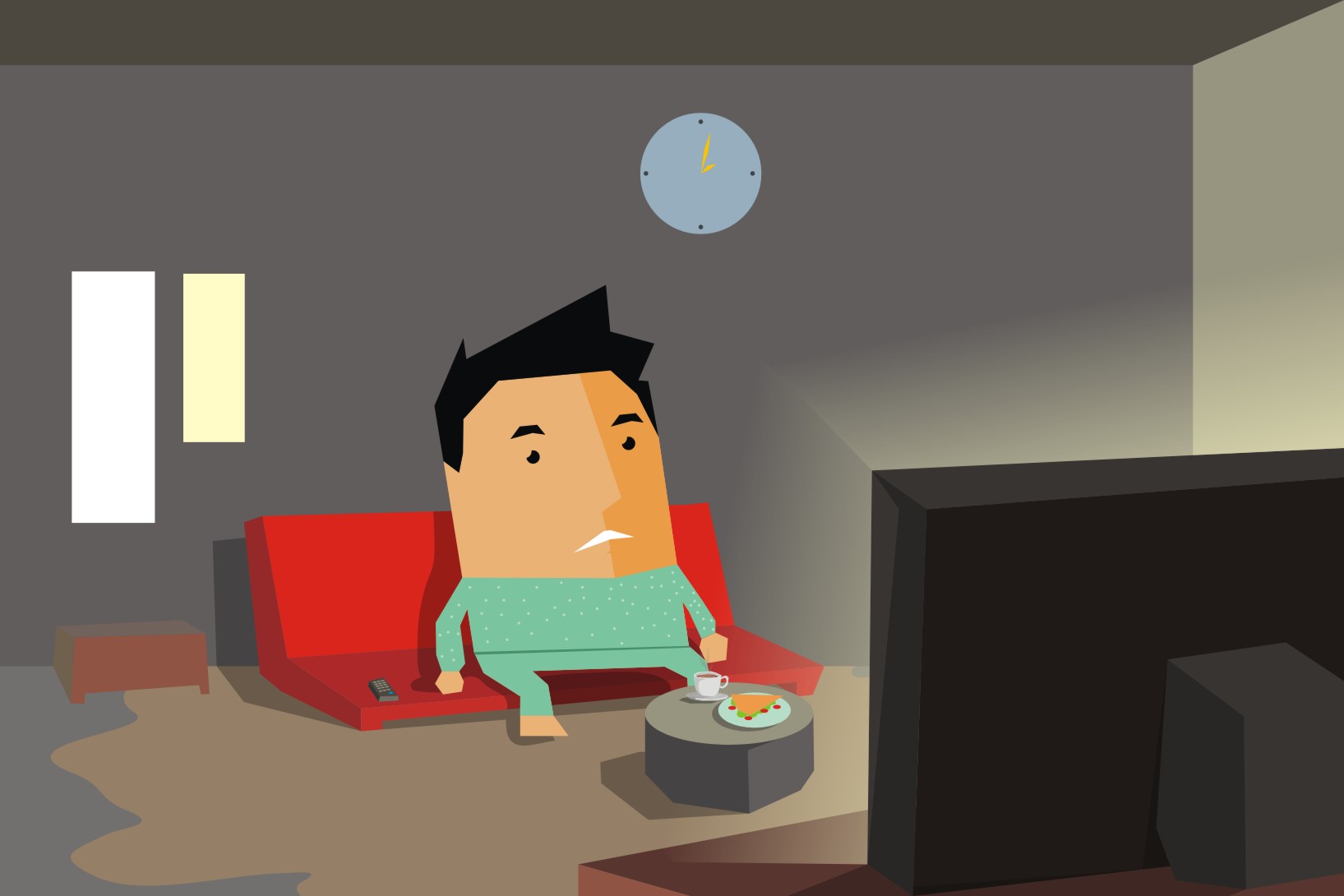 Suka tidur dengan TV masih menyala bisa bikin kamu depresi, hati-hati!