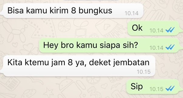 Apes, ingin pesta narkoba malah SMS ke kepala unit narkotika 