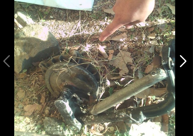 Jadi barang bukti di polisi, Vespa ini onderdilnya dipreteli maling