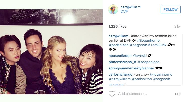 Ini dia Ezra William, sosialita cowok Indonesia pesaing Syahrini