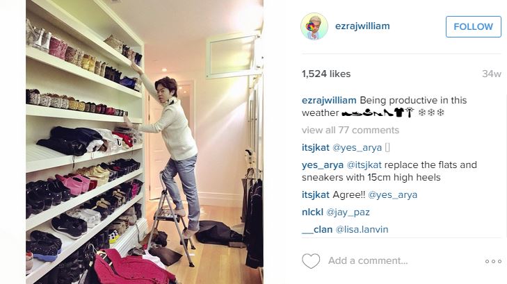 Ini dia Ezra William, sosialita cowok Indonesia pesaing Syahrini