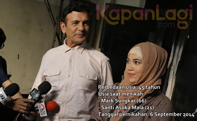 10 Artis Indonesia menyatukan cinta kasih tanpa pandang usia 10 Artis Indonesia menyatukan cinta kasih tanpa pandang usia