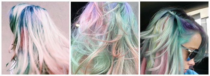 Good bye rainbow hair, sekarang saatnya kamu coba tren opal hair!