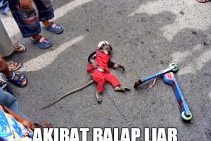 Meme-meme balap liar bikin ngekek nggak ketulungan 