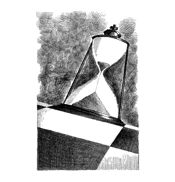 Seniman ini bawa misi perdamaian lewat karikatur bidak-bidak catur