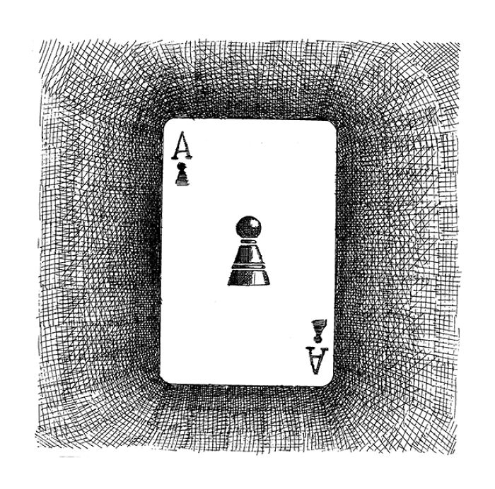 Seniman ini bawa misi perdamaian lewat karikatur bidak-bidak catur