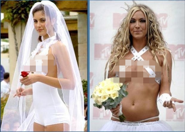 Gaun pengantin yang bikin penampilan malah jadi aneh, berani pakai? Gaun pengantin yang bikin penampilan malah jadi aneh, berani pakai?