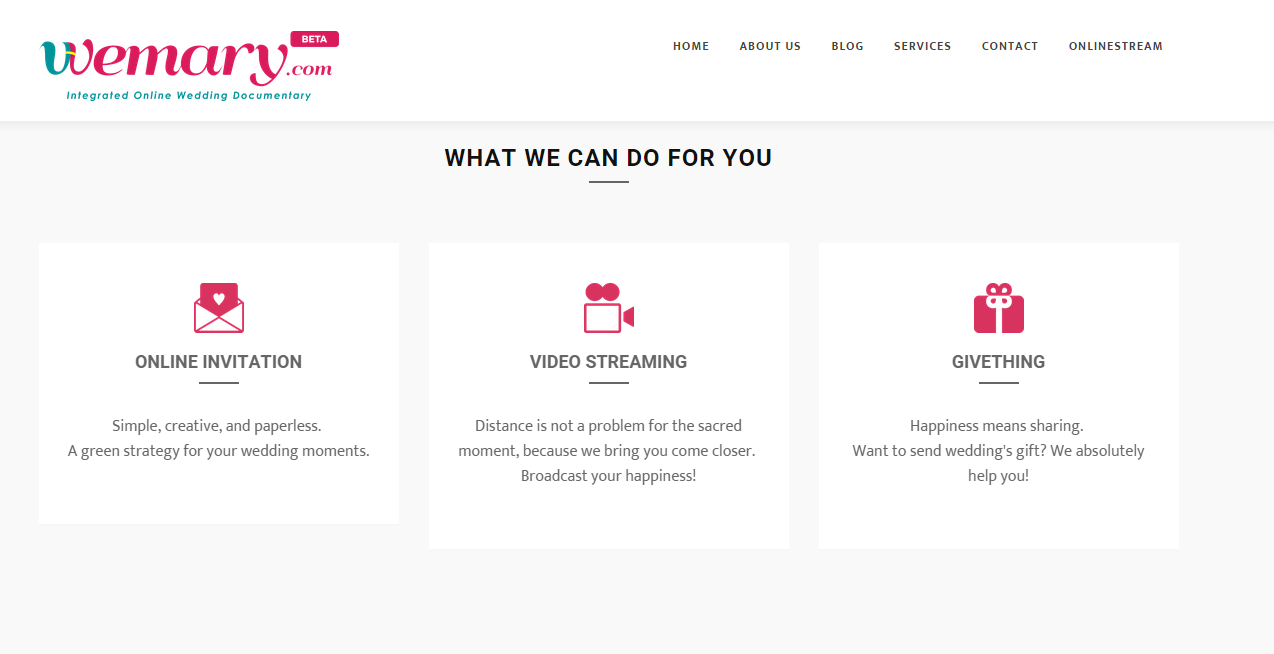 Keren, kini kamu bisa datang ke resepsi secara online