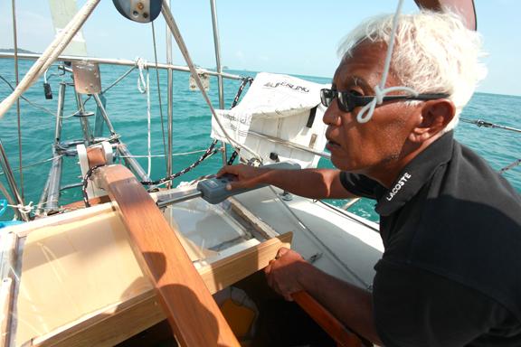 Setelah New York-Indonesia, Fazham  berlayar dari Sabang-Merauke