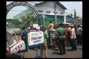 Rayakan hari ulang tahun, TNI Surakarta razia Dompet Kempes