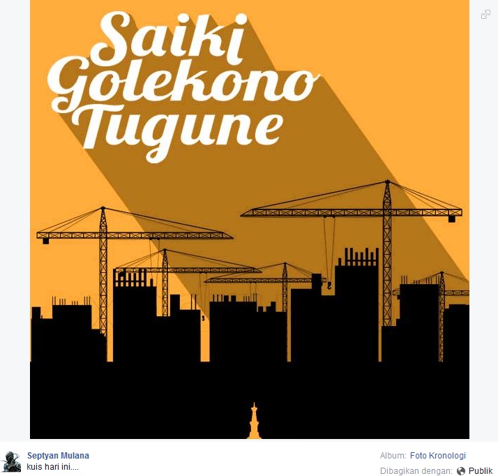 5 Gambar kreatif ini mendadak viral, sindir HUT Jogja ke-259