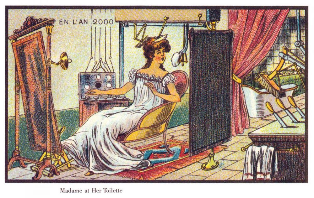 15 Gambaran masa depan di kartu pos era 1900-an ini beneran terjadi!