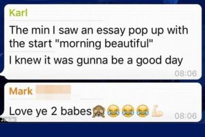 Pria ini malu banget, mau chat pacar malah salah kirim ke grup WA