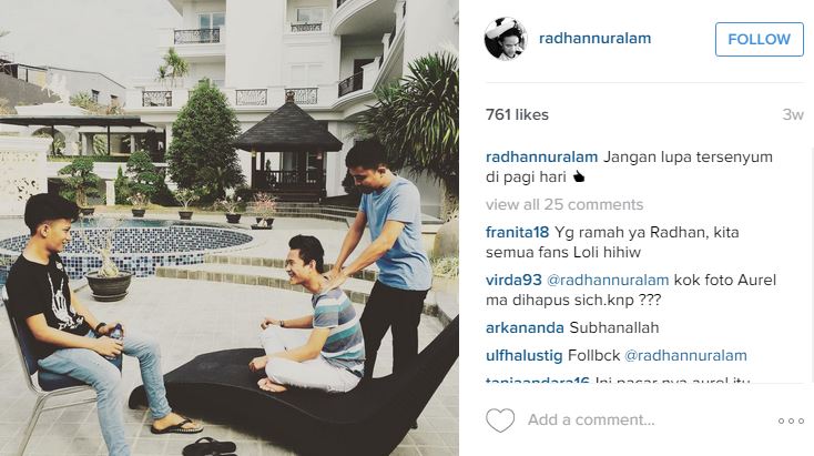 13 Fakta tentang Radhan Nur Alam, pacar barunya Aurel Hermansyah