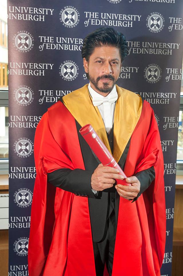 Shah Rukh Khan dapat gelar Doktor HC dari universitas di Skotlandia