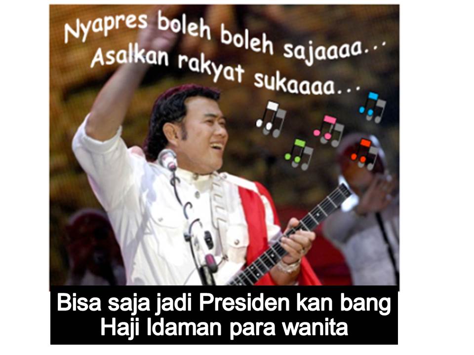20 Prediksi netizen jika Rhoma Irama jadi presiden