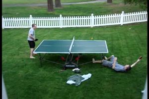 Kamu bakal ngakak melihat 10 aksi pingpong ini