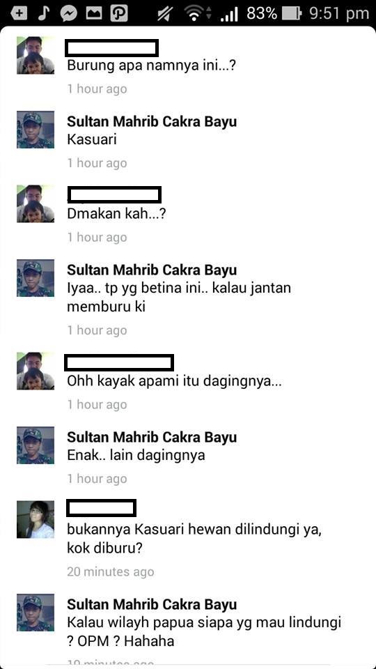 Bantai hewan dilindungi, pria ini bilang UU tidak berlaku di sini