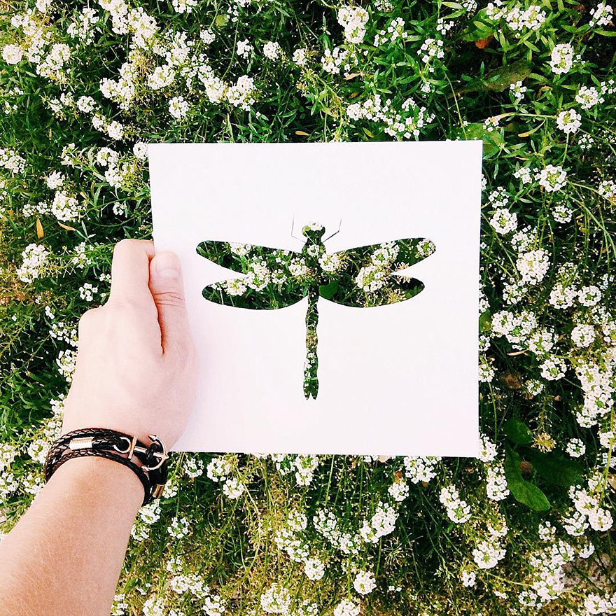 Begini jadinya jika siluet kertas dan alam jadi satu, menakjubkan!