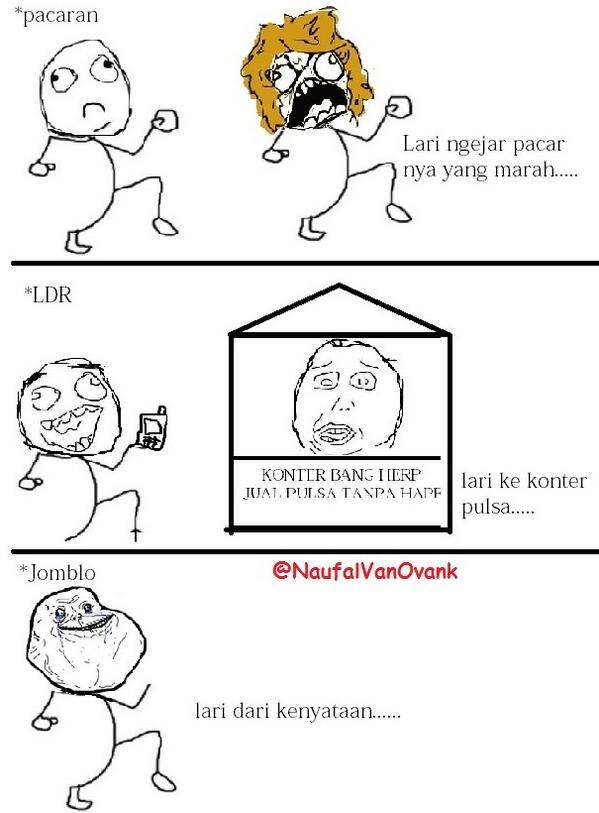 28 Meme beda pacaran, LDR & jomblo ini bikin ketawa sekaligus miris!