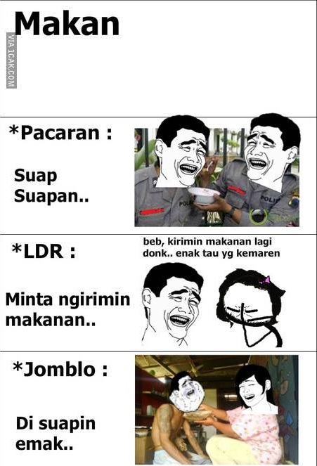 28 Meme beda pacaran, LDR & jomblo ini bikin ketawa sekaligus miris!