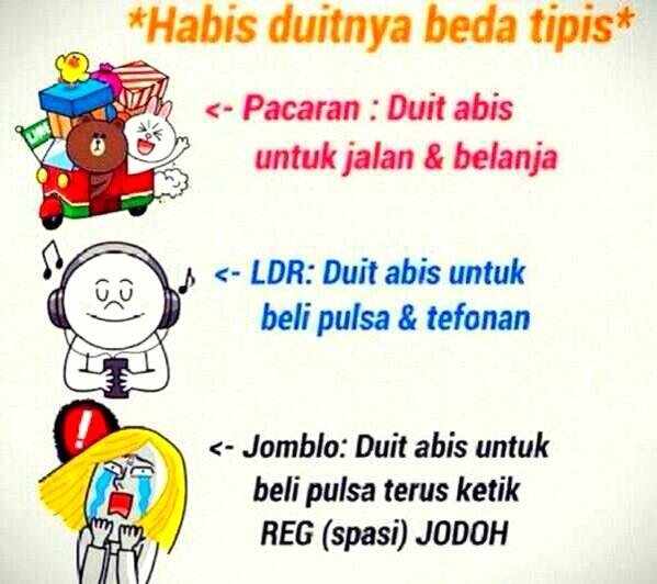 28 Meme beda pacaran, LDR & jomblo ini bikin ketawa sekaligus miris!